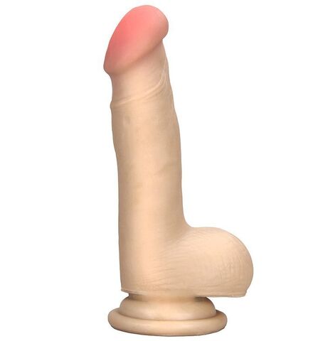 Реалистичный вибромассажёр на присоске REALSTUFF 6.5INCH VIBRATOR - 16,5 см. - Dream Toys RealStuff 20648