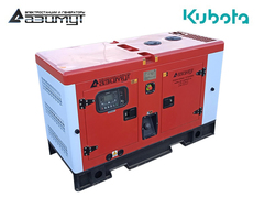 Дизельный генератор Азимут АД-10С-Т400-1РКМ29 Kubota трехфазный в кожухе