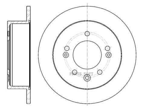 Диск тормозной G-brake  GR-01813