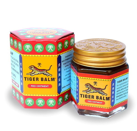 Красный Тигровый бальзам из Таиланда Tiger Balm Red Ointment, 19,4 мл.