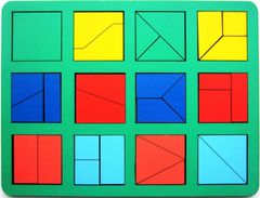 Сложи квадрат Никитина 1 уровень (Макси)