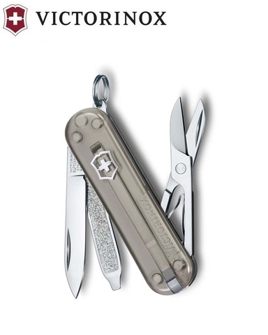 Нож-брелок Victorinox Classic SD Transparent Colors, Mystical Morning (0.6223.T31G)