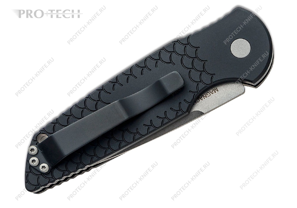 Нож Pro-Tech TR-3 MC1 Blk Fish Scale - фотография 