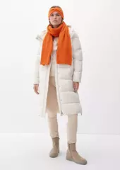 Вязаная шарф из смесового хлопка