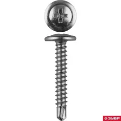 ЗУБР ПШМ-С, 51 х 4.2 мм, цинк, 3000 шт, саморез с пресс-шайбой и сверлом (4-300210-42-051)