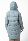 Зимняя куртка 2 в 1 для беременных 12130 голубой туман