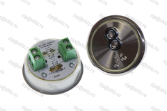 Кнопка (кнопочный модуль) EA2406S-S-R "8 этаж", круглая, красная статическая подсветка, Брайль