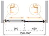 Cezares TANDEM-SOFT-VF-2-180/145-C-GM-IV TANDEM-SOFT-VF-2-180/145-C-GM-IV Душевая шторка на ванну