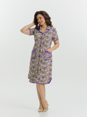 4572 Халат на пуговицах