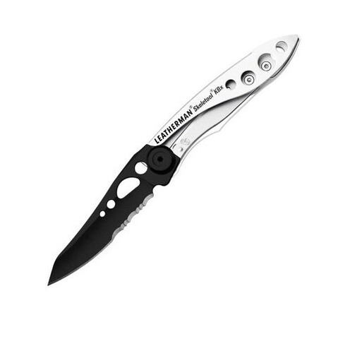 Складной нож Leatherman Skeletool KBX Black & Silver (832619) | Multitool-Leatherman.Ru