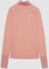 Элитная Флисовая Беговая рубашка Gri Лонг 2.0 женская персиковая
