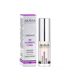 Консилер стойкий водоотталкивающий, тон 01 CONCEALER NO BLEMISH COVER, 5 мл ARAVIA Prof