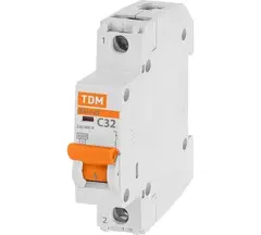 Автоматический выключатель BA 47-29 , C 32А, 230/400V, 1P, TDM