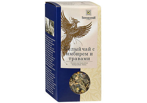 Белый чай с имбирем и травами Sonnentor, 70г