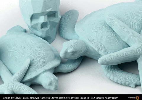 Пластик для 3D-принтера Fillamentum PLA Extrafill Baby Blue