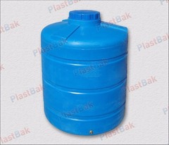 Емкость пищевая вертикальная Пластбак 2000 л. (2070 л.) Вертикальная (131x131x170см;белый) - арт.556216