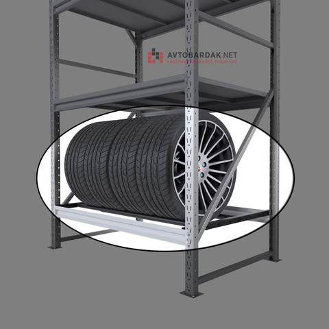 Полка для колёс (собери свой стеллаж)