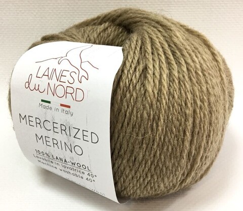 Пряжа Mercerized Merino (Мерсеризед Мерино). Бежевый. Артикул: 4