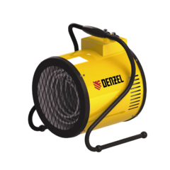 Тепловая пушка SFH-9000, 400 В, 850 м3/ч, вентилятор 3 режима, 6000/9000 Вт Denzel