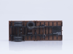 Semitrailer ODAZ-885 brown 1:43 AutoHistory