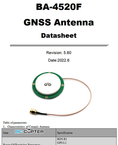 GNSS антенна Beitian BA-4520F