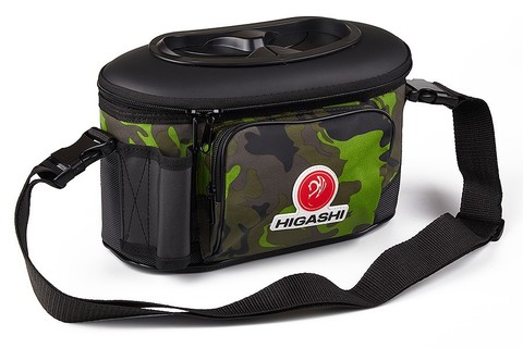 Кан рыболовный Higashi Live bait box 4,5 л Green Camo