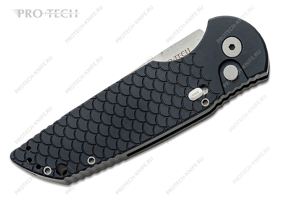 Нож Pro-Tech TR-3 MC1 Blk Fish Scale - фотография 