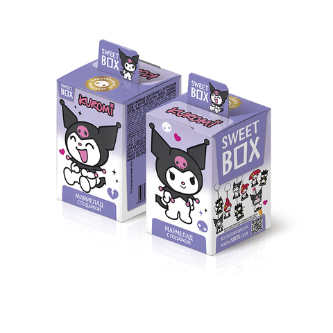 KUROMI SWEET BOX Мармелад с подарком в коробочке 1кор*12бл*10шт, 10г.