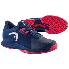 Женские теннисные кроссовки Head Sprint Pro 3.5 - dark blue/azalea