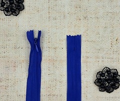 Молния спираль потайная Т3, 50 см, индиго