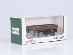 Semitrailer ODAZ-885 brown 1:43 AutoHistory