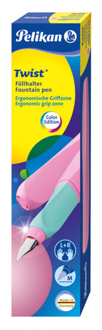 Ручка перьевая Pelikan Office Twist® Color Edition P457 Sweet Lilac M перо сталь нержавеющая карт.уп. (814904)