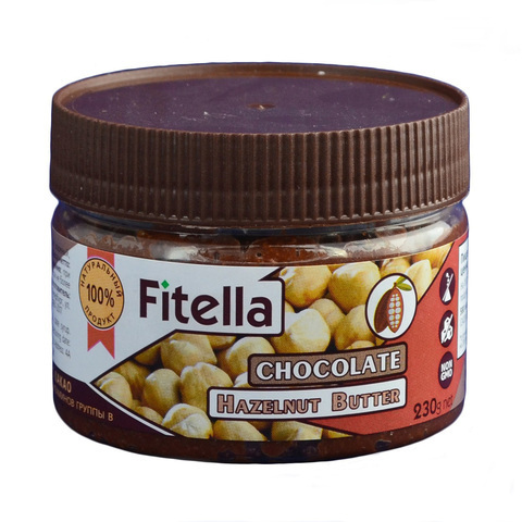 Паста Fitella арахисовая с какао  800г
