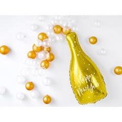 ПД Фигура, Бутылка шампанского, Happy New Year, Золото, 33