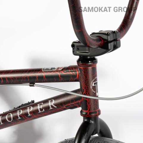 Велосипед BMX Tech Team GRASSHOPPER красно-серый