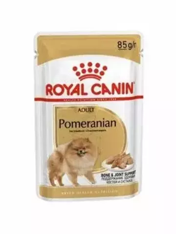 Влажный корм для собак Royal Canin породы померанский шпиц Pomeranians паштет-пауч 85г