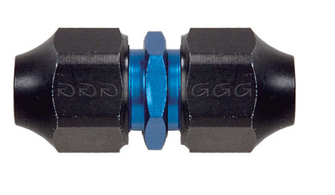 HL811-06D Фитинг прямой для алюминиевой трубки 10мм, D06, AL, синий, AN06 Goodridge
