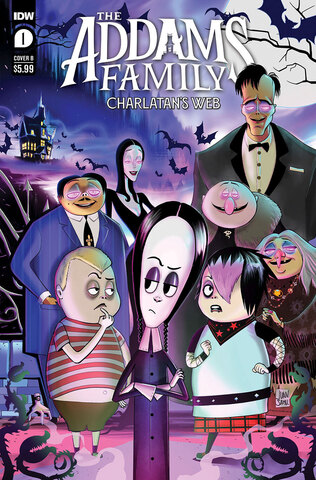 Addams Family Charlatans Web #1 (Cover B)