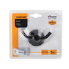 Крючок двойной черный Fixsen Comfort  Black (FX-86005A)