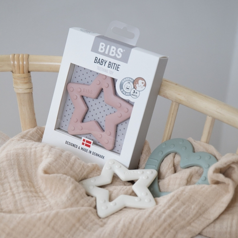 Прорезыватель для зубов Bibs Baby Bitie Star Ivory