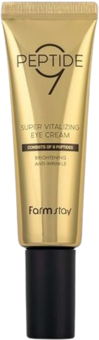 Farmtay Peptide9 Super Vitalizing Eye Cream Крем для области вокруг глаз омолаживающий с комплексом из 9 пептидов