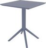 Стол пластиковый складной Siesta Contract Sky Folding Table 60, темно-серый