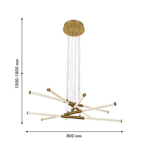Подвесная светодиодная люстра F-Promo Vigas 4469-5P