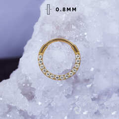 Кликер Side v.2 Crystal PVD Yellow 0.8мм