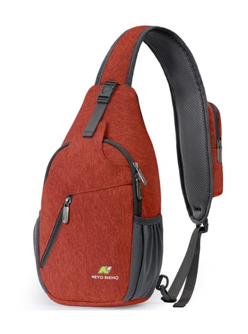 Картинка рюкзак однолямочный Nevo Rhino 8999-1-NW Vermilion red - 7