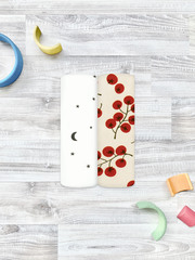 Сет из 2х пелёнок Mjölk Cherry Tomatoes/Ночное небо