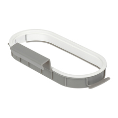 Держатель на дверцу для пакетов подвесной cерый, пластик