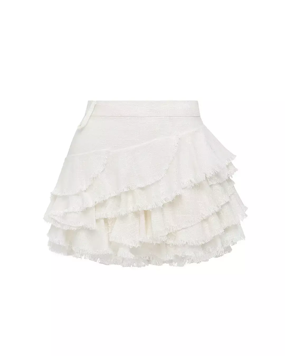 Юбка изо льна мини