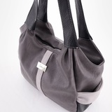 Сумка Саломея 890 мульти итальянский серо-черный