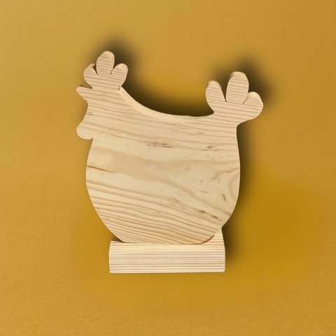 курица на подставке,  ,16*14см , сосна